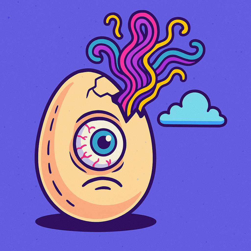 Huevo con ojo